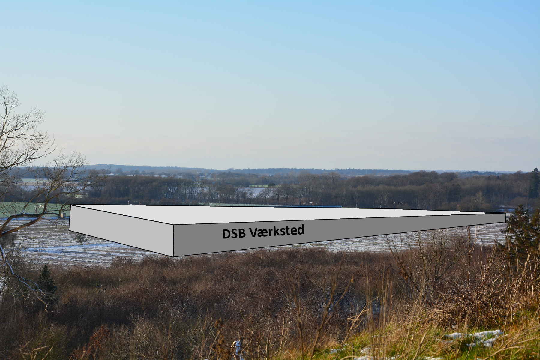 DSB værksted ved Fårebakkerne